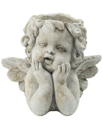A&B Home Cherub Angel Outdoor Planter