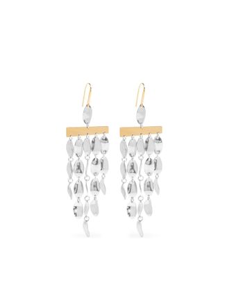 Isabel Marant hammered droplet earrings - Silver