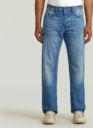 G-Star Mens G-Star RAW Deeggie Relaxed Straight Jeans - Navy Cotton - Size 32W/34L