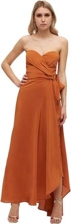Federica Tosi Jassen - Dames - Avondkleed - Oranje - S - Kleedjes