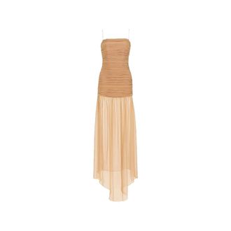 Raquel Diniz Party Dresses, female, Beige, Size: M Party Dresses