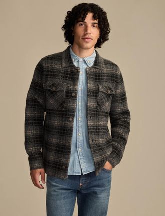 Lucky Brand Mens Plaid Button Down