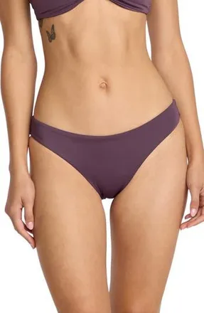 Volcom Simply Seamless Hipster Bikini Bottoms in Purple Passion at Nordstrom Rack, Size Medium