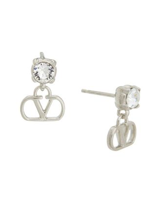 Valentino Vlogo Signature Swarovski Earrings
