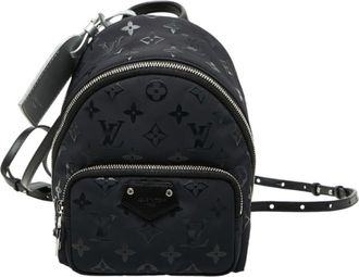 Louis Vuitton Black Noir Nylon Backpack (Pre-Owned)