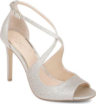 Badgley Mischka Jonna Sandal in Gld Glitt at Nordstrom Rack, Size 7.5