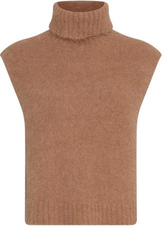 Moss Copenhagen Dames, Truien, Bruin, Maat: M/L Leer