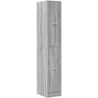 vidaXL Armario Botiqu&iacute;n Madera Ingenier&iacute;a Gris Sonoma 30x41x174,5 Cm Vidaxl