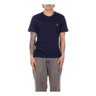Polo Ralph Lauren T-Shirts, male, Blue, Size: 2XL BCI Liquid-Sle T-Shirt