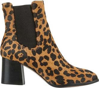 Cosmoparis Schoenen, Dames, Bruin, 38 EU, Leer, Luipaard Pony Chelsea Laars