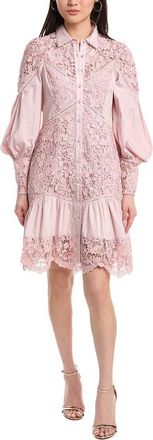 Marchesa Lace Shirtdress