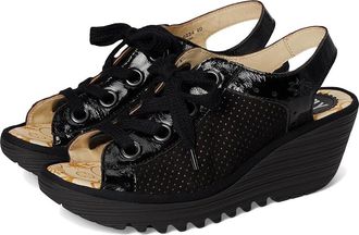 FLY London Yuta617Fly Womens Shoes Black : EU 41 (US Womens 10-10.5) M, Leather