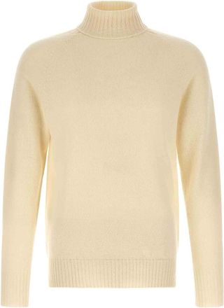 Maryya High Neck Sweater With Slits