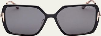 Tom Ford Joanna Acetate Butterfly Sunglasses