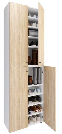 ebuy24 Xl Madera Mueble De Zapato Grande Lona 10 220x70x40 - Vcm
