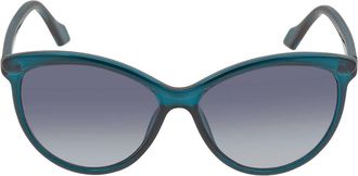 Calvin Klein Blue Gradient Cat Eye Ladies Sunglasses CK19534S 430 58