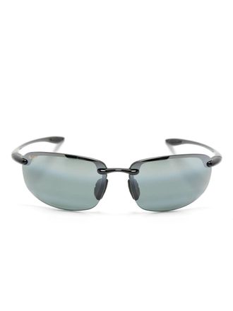 Maui Jim Occhiali da sole Hookipa rettangolari - Nero