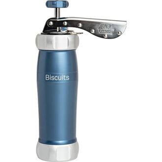 Marcato Design Series Biscuit Maker Press, Includes 20 Cookie Disc Shapes in Powder Blue at Nordstrom