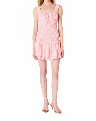 Nia Lirio Mini Dress In Blush