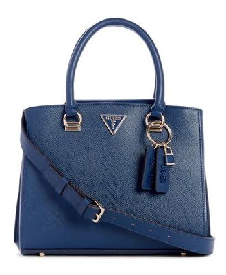 Guess blue handbag clearance