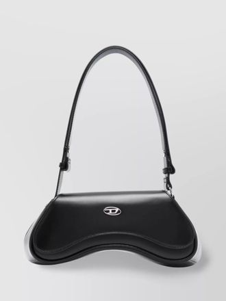 Diesel play leather shoulder bag