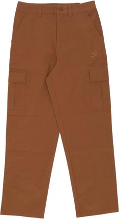 Nike Cargo Broek Ripstop Katoen Rechte Pijp - Heren - Outdoor broeken - Bruin - W34 L32 - Katoen - Fitness