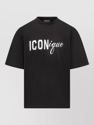 Dsquared2 loose fit graphic print crew neck t-shirt