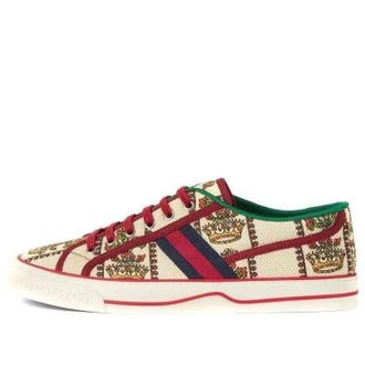 Gucci Tennis 1977 Shoes White Red Green 677651-UH230-8473