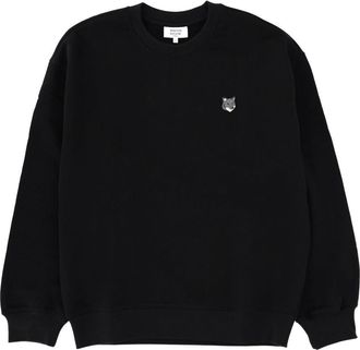 Maison Kitsun&eacute; Fox Head Comfort Fit Organic Cotton Sweatshirt