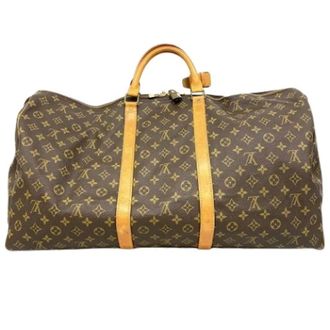 Louis Vuitton Pre-owned Weekend Bags, unisex, Brown, Size: ONE SIZE Pre-owned Keepall 60 Boston Bag