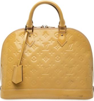 Louis Vuitton 2013 Monogram Vernis Alma PM handbag - Brown