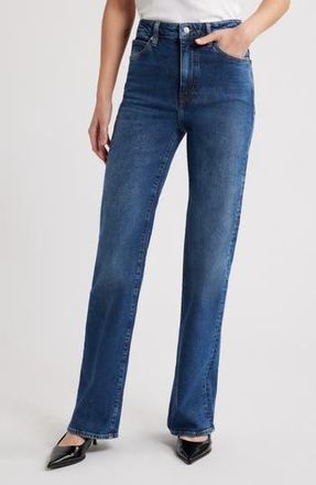 Frame Denim The Arrow High Waist Relaxed Bootcut Jeans in Rival at Nordstrom Rack, Size 32
