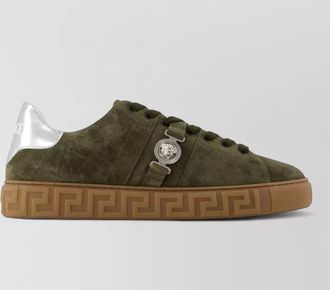 Versace leather low-top sneakers
