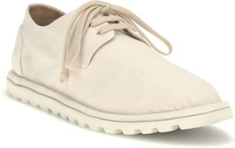 Mars&egrave;ll Mens Derby Lace-Ups Sancrispa Milk Upper: Cotton Lace-Up Shoes Flat
