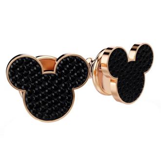 Swarovski Mickey & Minnie Rose Gold-Tone Plated Stud Earrings