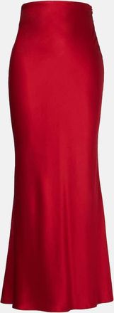 The Sei Silk charmeuse maxi skirt