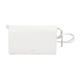 Jil Sander Cross Body Bags, female, White, Size: ONE SIZE Tangle Shoulder Bag