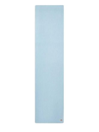 Casablanca ribbed scarf - unisex - Wool - One Size - Blue