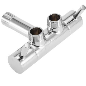 OEM V&aacute;lvula De Control Multifunci&oacute;n Totalmente De Cobre Con Una Entrada Y Dos Salidas, Doble Salida Y Doble Interruptor, V&aacute;lvula De Esquina Para Bid&eacute;, V&aacute;l