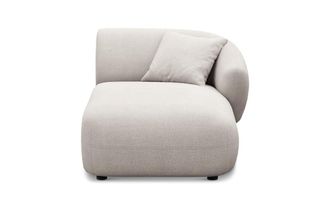 Castlery Auburn Right Chaise Customized, Cream, Spill Resistant, Modular Sofa by Castlery