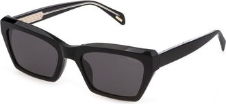 Police SPLG22 0700 Womens Sunglasses Black Size 56