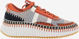 Chloé Umweltfreundliche niedrige Sneakers aus Mesh Nama