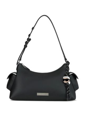 Karl Lagerfeld Ikon shoulder bag - women - Polyester/Polyurethane - One Size - Black