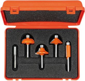 CMT 700.005.03 Estuche 5 Fresas Rectas Y Perf. S=6 Hw Dx