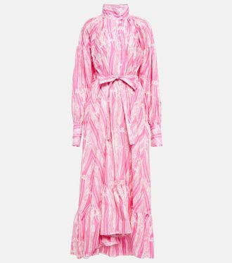 Patou Printed cotton maxi dress