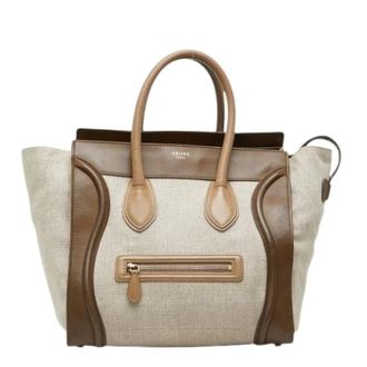 Celine Pre-owned Handbags, female, Beige, Size: ONE SIZE Pre-owned Vintage Handbag