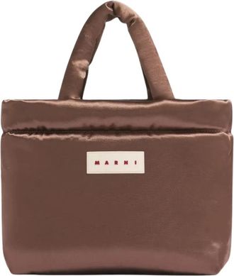 Marni Tote Bag - Dames - Shoppers - Bruin - ONE Size - Tassen