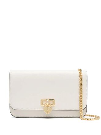 Lauren Ralph Lauren leather mini bag - women - Leather - One Size - Neutrals