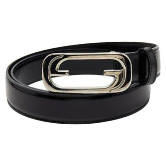 Gucci Pre-owned Belts, female, Black, Size: ONE SIZE Pre-owned Leather Belt
