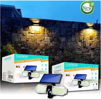Trade Shop Trade Shop Traesio - Trade Shop - Solar 10w Ip67 Applique With Sensor Moviment Led Luz Tx-9503